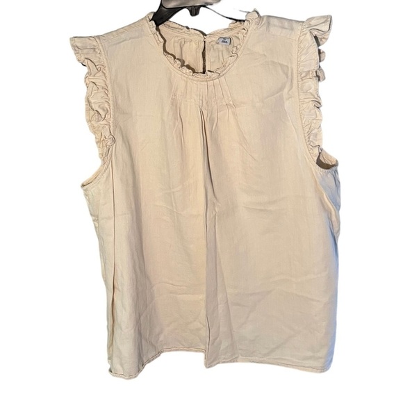 Old Navy Women’s Cotton Denim Look Blouse - Picture 1 of 8